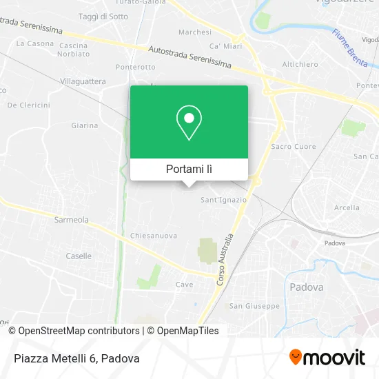 Mappa Piazza Metelli  6