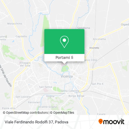 Mappa Viale Ferdinando Rodolfi 37