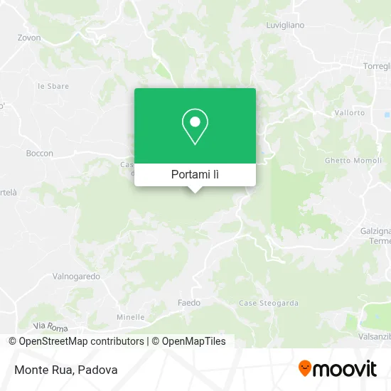 Mappa Monte Rua