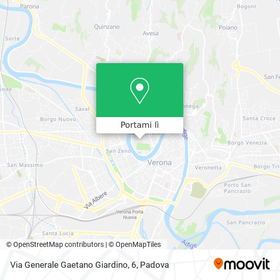 Mappa Via Generale Gaetano Giardino, 6
