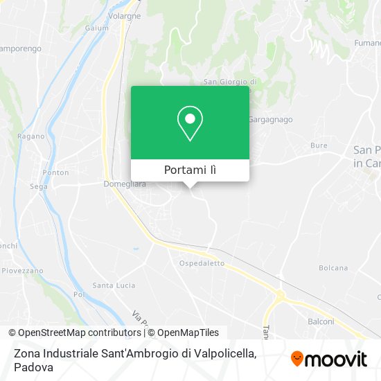 Mappa Zona Industriale Sant'Ambrogio di Valpolicella