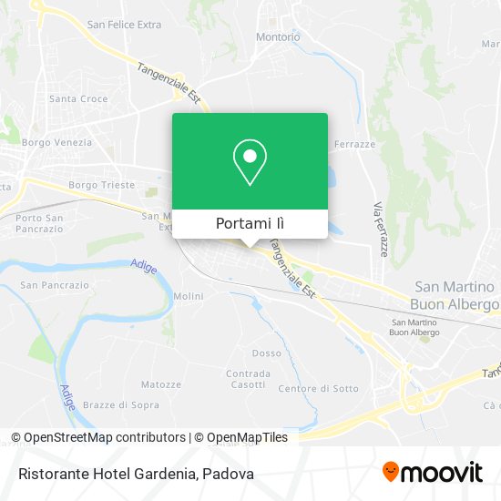 Mappa Ristorante Hotel Gardenia