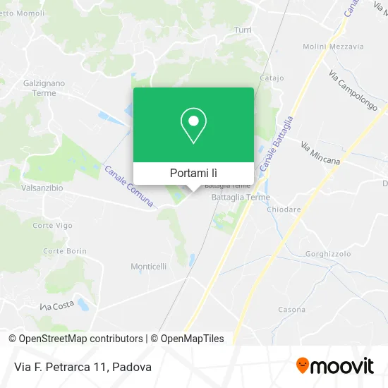 Mappa Via F. Petrarca 11