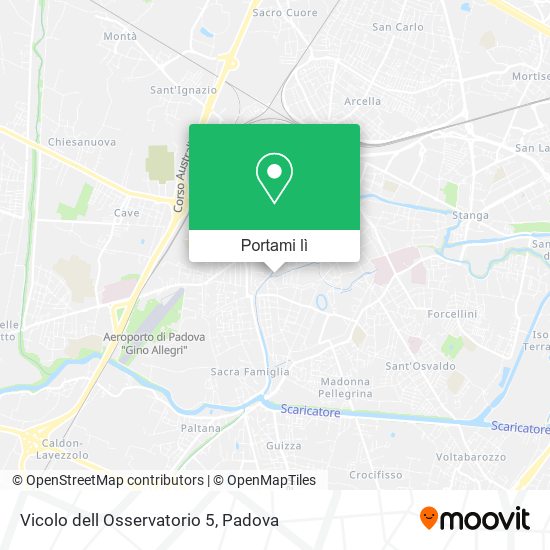 Mappa Vicolo dell Osservatorio  5