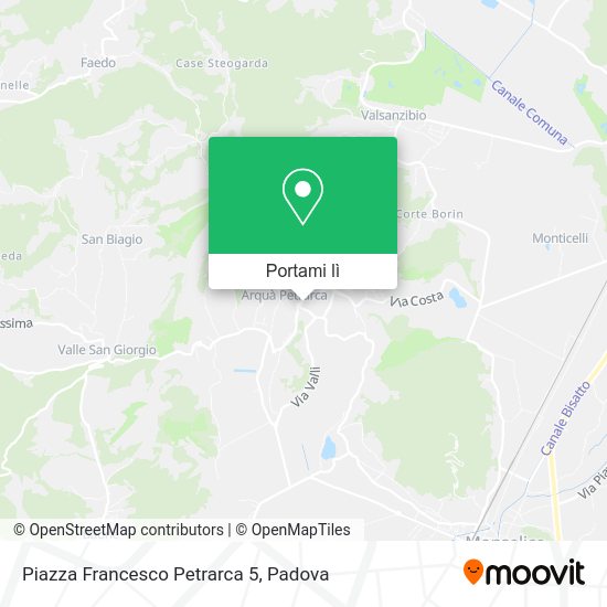 Mappa Piazza Francesco Petrarca  5