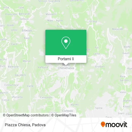 Mappa Piazza Chiesa