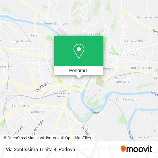 Mappa Via Santissima Trinità  4
