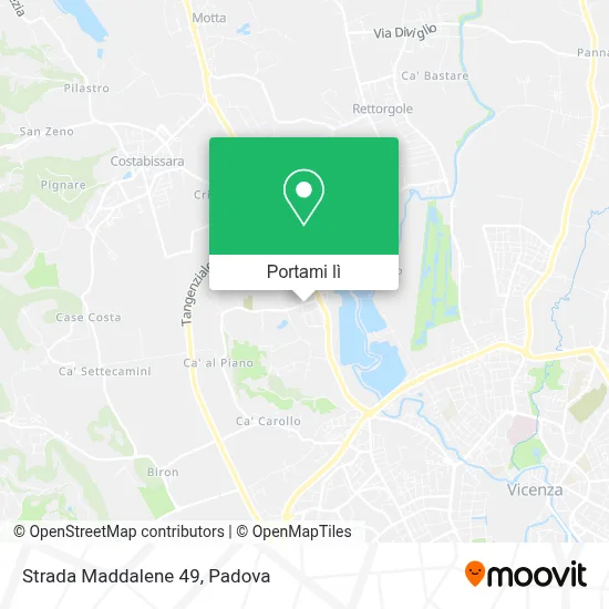 Mappa Strada Maddalene  49