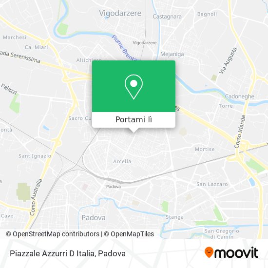 Mappa Piazzale Azzurri D Italia