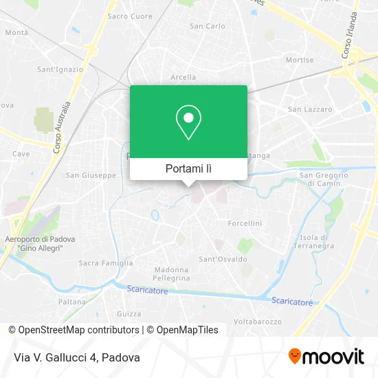 Mappa Via V. Gallucci 4