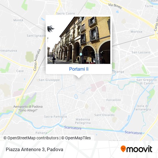 Mappa Piazza Antenore  3