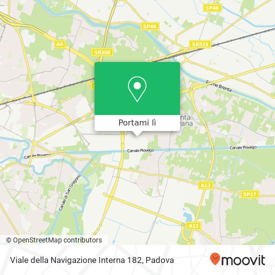 Mappa Viale della Navigazione Interna 182