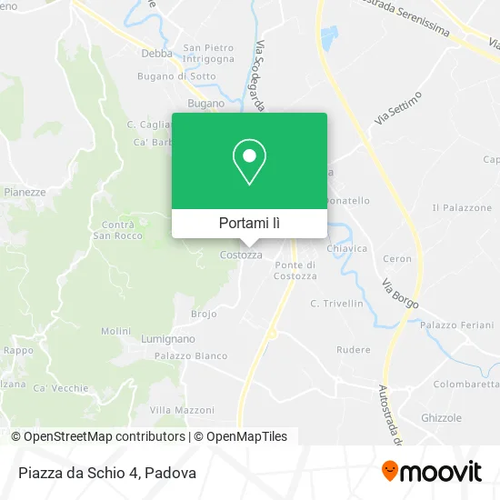 Mappa Piazza da Schio  4