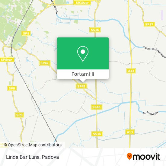 Mappa Linda Bar Luna