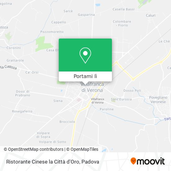 Mappa Ristorante Cinese la Città d'Oro
