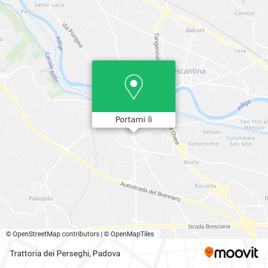 Mappa Trattoria dei Perseghi