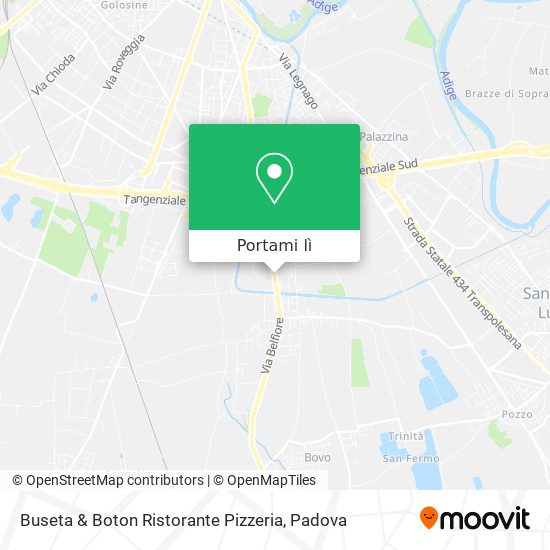 Mappa Buseta & Boton Ristorante Pizzeria
