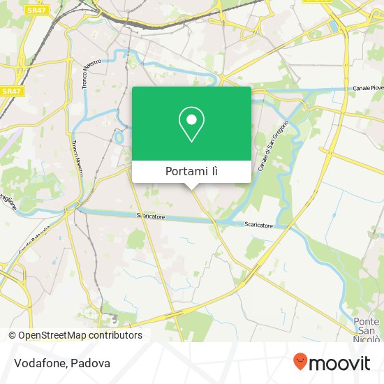 Mappa Vodafone