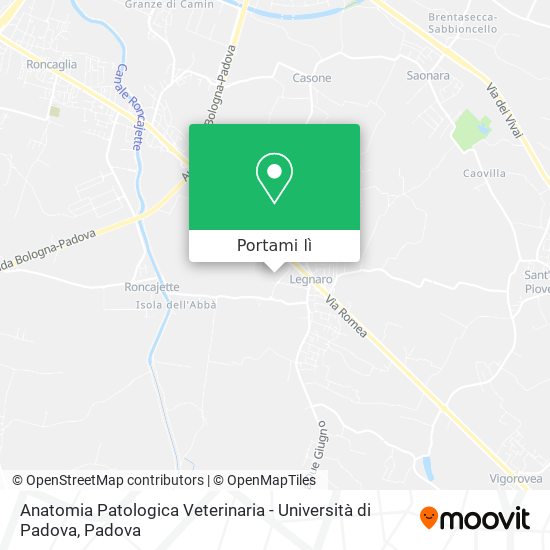 Mappa Anatomia Patologica Veterinaria - Università di Padova