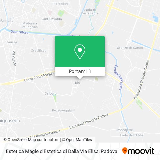 Mappa Estetica Magie d'Estetica di Dalla Via Elisa