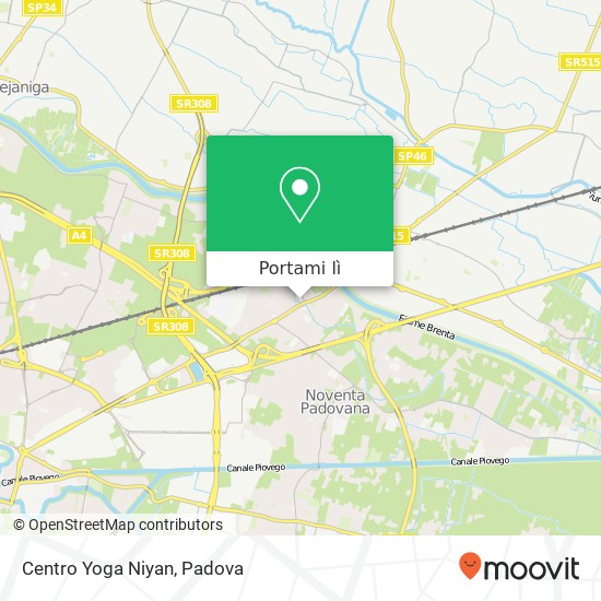 Mappa Centro Yoga Niyan