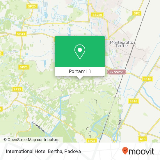 Mappa International Hotel Bertha