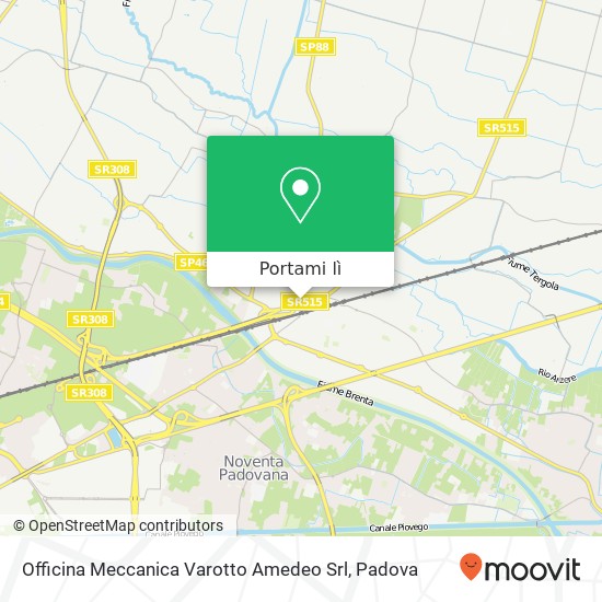 Mappa Officina Meccanica Varotto Amedeo Srl