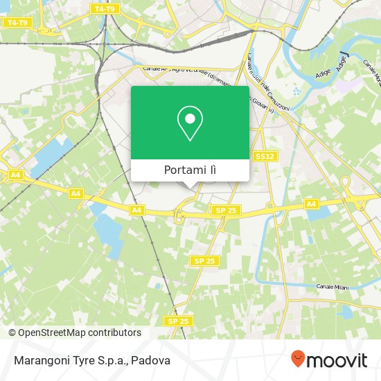 Mappa Marangoni Tyre S.p.a.