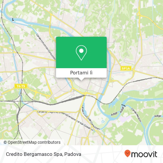 Mappa Credito Bergamasco Spa