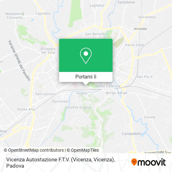 Mappa Vicenza Autostazione F.T.V. (Vicenza, Vicenza)