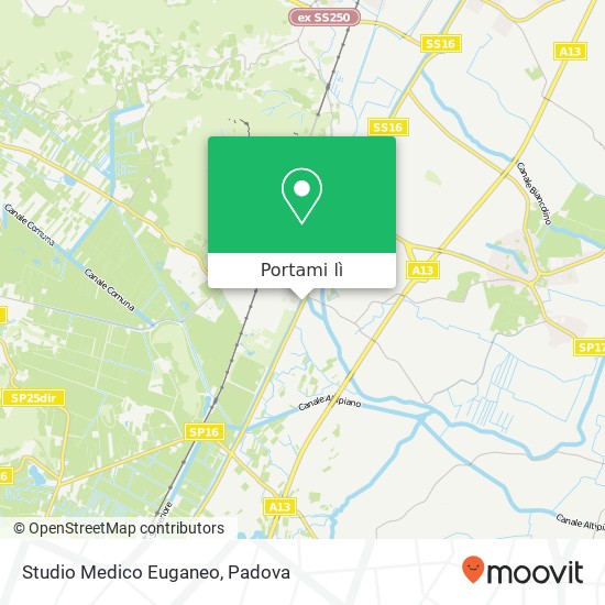 Mappa Studio Medico Euganeo