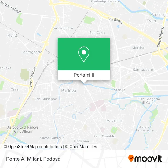 Mappa Ponte A. Milani