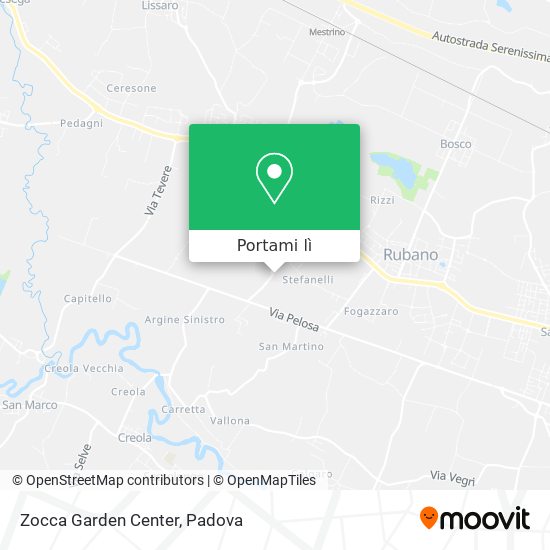 Mappa Zocca Garden Center