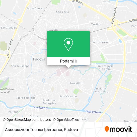 Mappa Associazioni Tecnici Iperbarici