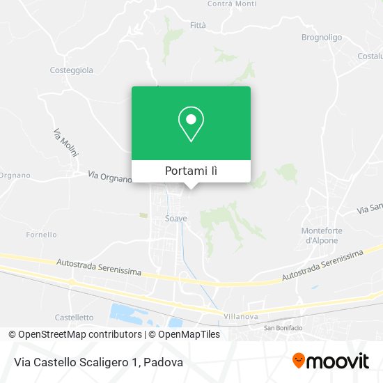 Mappa Via Castello Scaligero 1