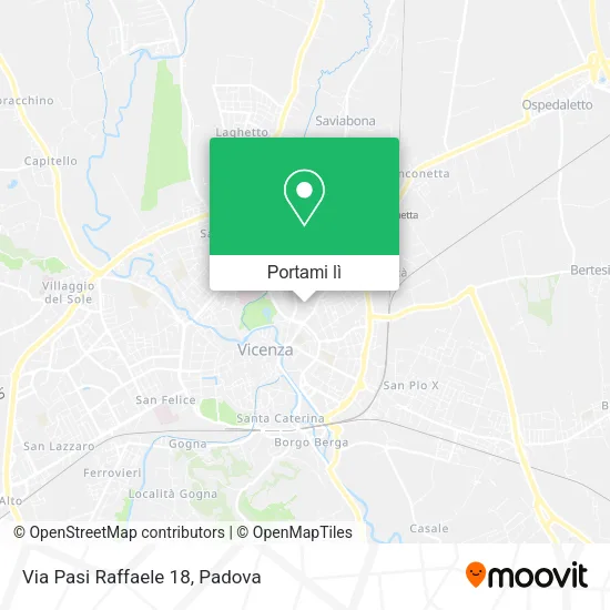 Mappa Via Pasi Raffaele  18