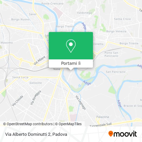 Mappa Via Alberto Dominutti  2