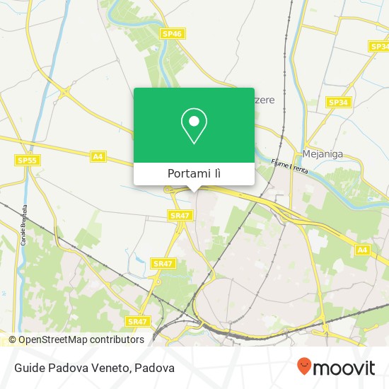 Mappa Guide Padova Veneto