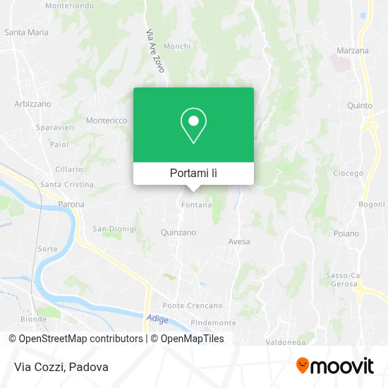 Mappa Via Cozzi