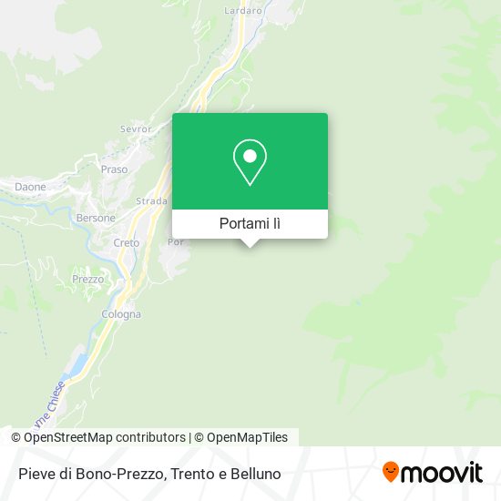 Mappa Pieve di Bono-Prezzo