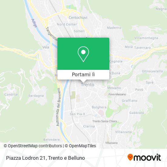 Mappa Piazza Lodron  21