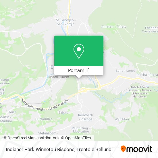 Mappa Indianer Park Winnetou Riscone