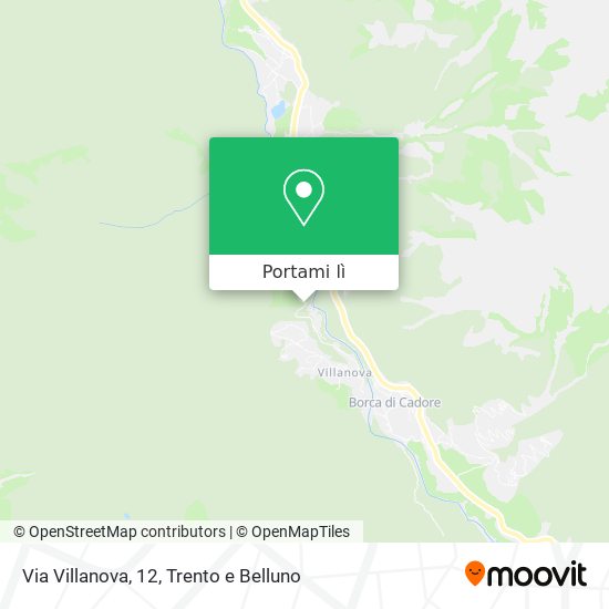 Mappa Via Villanova, 12