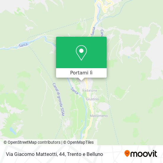 Mappa Via Giacomo Matteotti, 44