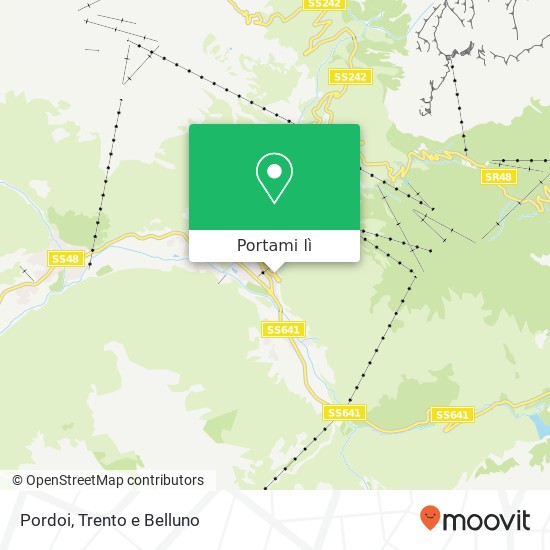 Mappa Pordoi