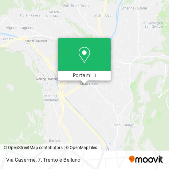 Mappa Via Caserme, 7