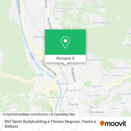 Mappa Bbf Sport Bodybuilding e Fitness Negozio