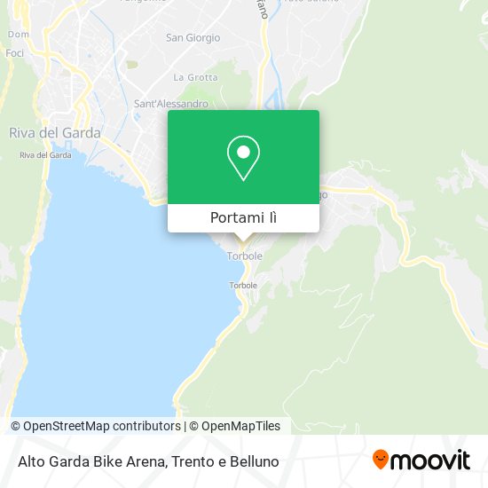 Mappa Alto Garda Bike Arena