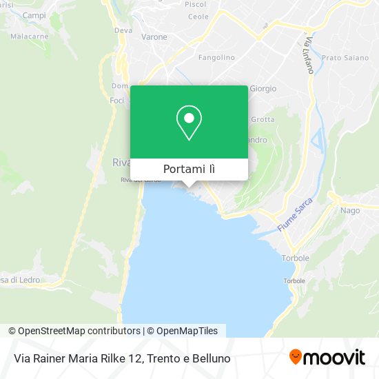 Mappa Via Rainer Maria Rilke  12