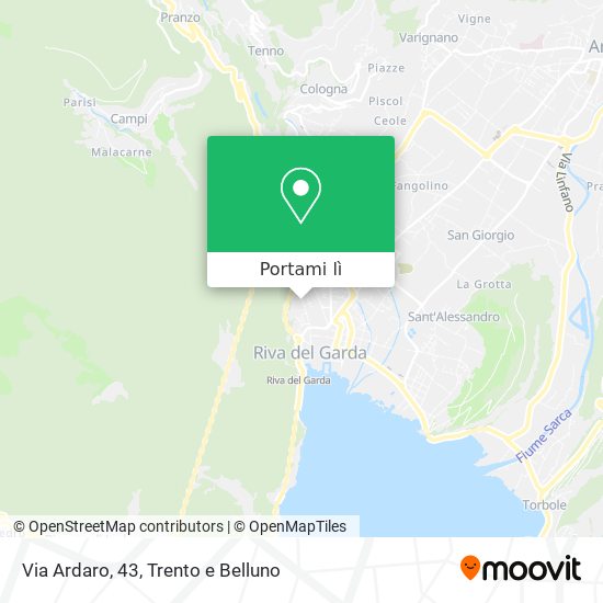 Mappa Via Ardaro, 43